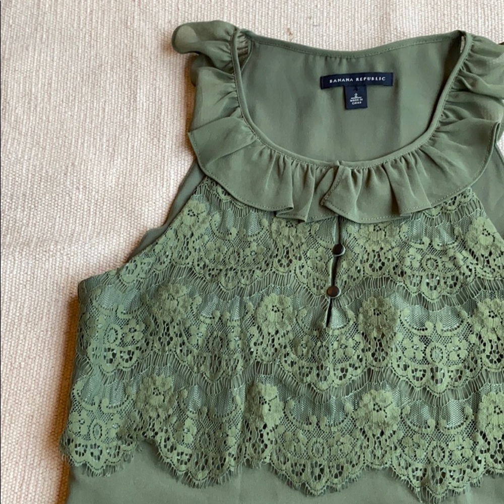 olive blouse